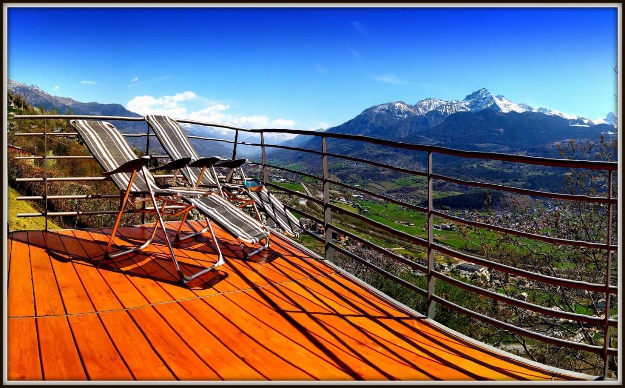 Chalet Con Jacuzzi Vista Montagne Aosta Eksteriør bilde