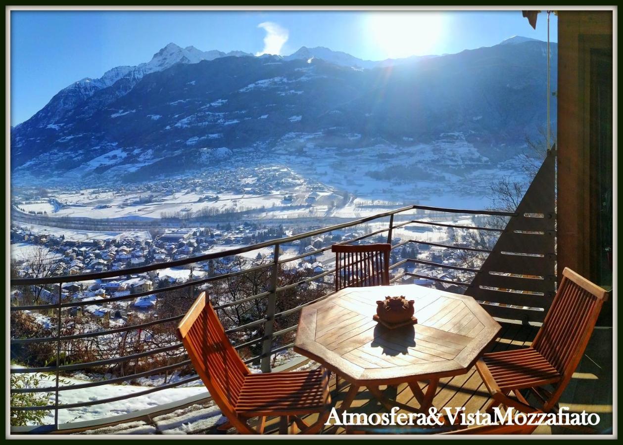 Chalet Con Jacuzzi Vista Montagne Aosta Eksteriør bilde