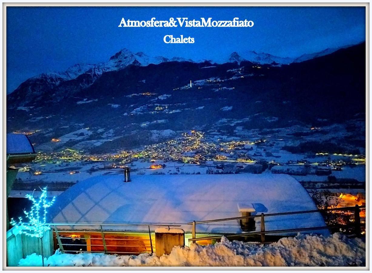 Chalet Con Jacuzzi Vista Montagne Aosta Eksteriør bilde